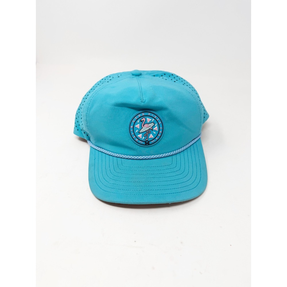 Melin Coronado Splash Hydro Hat Neon Collection Blue Snapback Good Vibes Crew